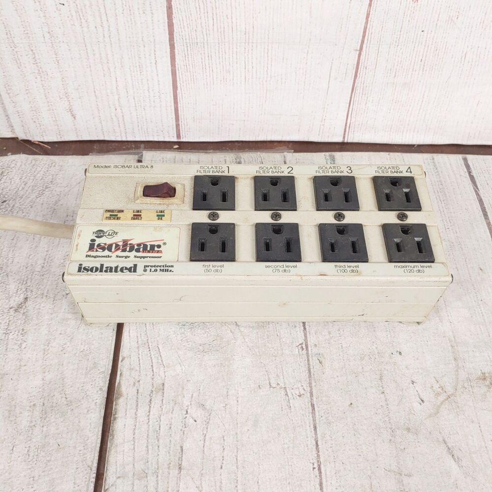 Tripp Lite Isobar Ultra 8 Diagnostic Surge Suppressor Power Strip 120V TESTED